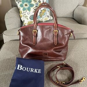 Dooney & Bourke purse/satchel/crossbody purse chestnut brown